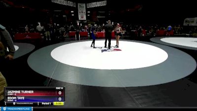 106 lbs Round 2 (12 Team) - Jazmine Turner, SJWA vs Edom Taye, BAWA