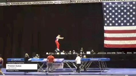 Preston Dukes - Individual Trampoline, High Altitude - 2021 USA Gymnastics Championships