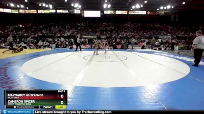 G 145 lbs Semifinal - Mia Furman, Rocky Mountain Girls vs Hayley McNeal, Potlatch Girls