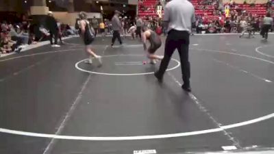 130 lbs Semifinal - Eddie Shevlin, CWO vs Kash Kirby, Blackwell Wrestling Club