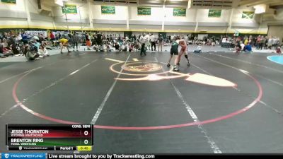 174 lbs Cons. Semi - Brenton Ring, Fossil Wrestling vs Jesse Thornton, Wyoming Unattached