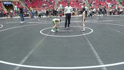 52 lbs Cons. Round 2 - Lawrence Gittrich, Alpha Academy vs Gordon Poelma, TEAM CENTRAL