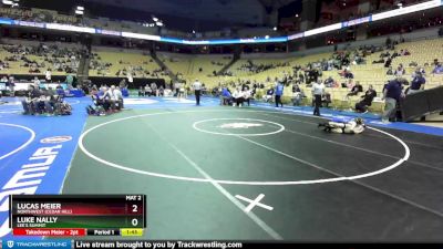 106 Class 4 lbs Champ. Round 1 - Lucas Meier, Northwest (Cedar Hill) vs Luke Nally, Lee`s Summit