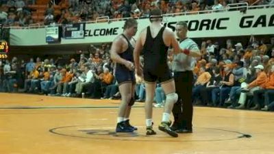 285 lbs match Bobby Telford Iowa vs. Pat Walker Illinois