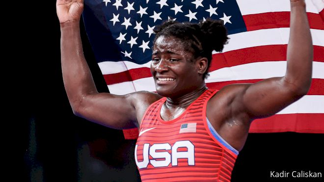 Tamyra's Golden For USA On Olympics Day 3