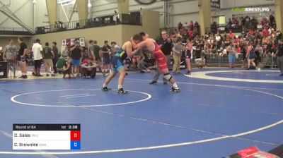 92 kg Round Of 64 - Danny Salas, Valley RTC vs Cade Brownlee, University Of Iowa