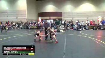 64 lbs Round 2 (4 Team) - Grayson VanValkenburg, MI Pitbulls vs Zacoby Holmes, Ring Finger Wrestling