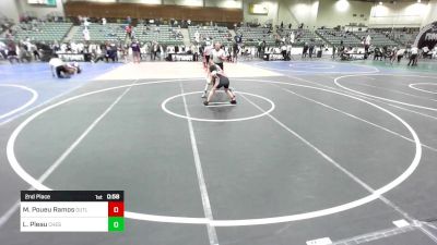 101 lbs 2nd Place - Maliah Poueu Ramos, Outlaw WC vs London Pleau, Chester