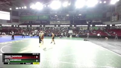 145 lbs Quarterfinal - Seth Agenbroad, Vallivue vs Tensei Thompson, Bishop Kelly