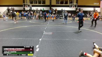 80 lbs Round 5 - Ansley Martin, Dixie Hornets vs Christopher Stsiapanau, Palmetto State Wrestling Acade