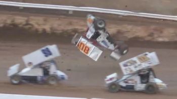 Justin Bradway Flips Big Down the Backstretch at Placerville