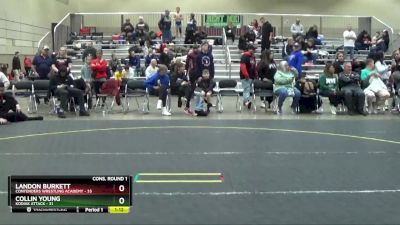 78 lbs Cons. Round 1 - Landon Burkett, Contenders Wrestling Academy vs Collin Young, Kodiak Attack