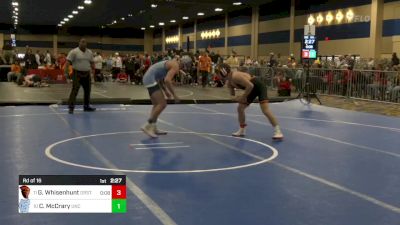 133 lbs Rd Of 16 - Gabe Whisenhunt, Oregon State vs Caden McCrary, North Carolina