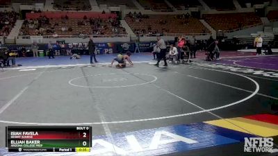 D3-120 lbs Cons. Round 1 - Isiah Favela, Desert Sunrise vs Elijah Baker, Arizona College Prep