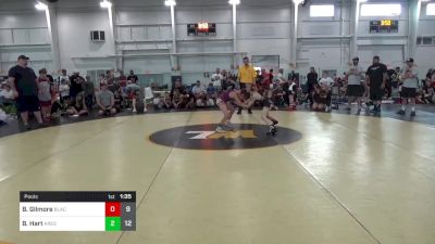 75 lbs Pools - Brynlee Gilmore, Black Iron Society vs Brennan Hart, Ares W.C. (MI)