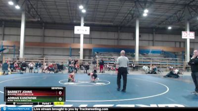 54 lbs Semifinal - Barrett Johns, BULLDOG WRESTLING CLUB vs Adrian Kanownik, Boise Youth Wrestling