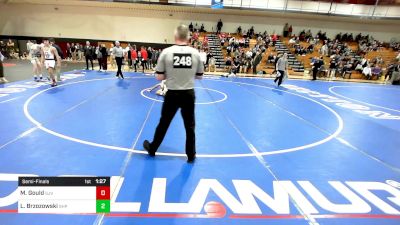 120 lbs Semifinal - Matthew Gould, St. John Vianney vs Logan Brzozowski, Seton Hall Prep