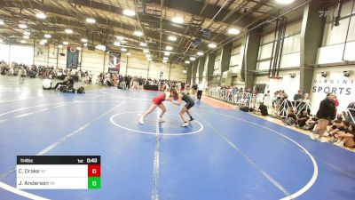 114 lbs Consi Of 4 - Cailan Drake, NY vs Jenna Anderson, VA