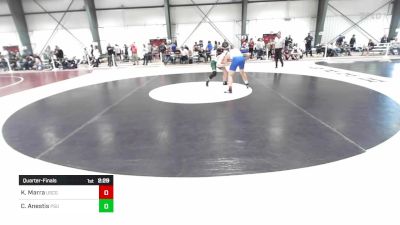 184 lbs Quarterfinal - Kenneth Marra, Coast Guard vs Chase Anestis, Plymouth