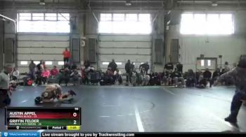 96 lbs Round 7 (8 Team) - Griffin Felder, Railroad City Riders vs Austin Appel, Warhawks Black