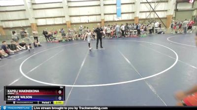 70 lbs Round 5 (6 Team) - Aukai Walsh, HAWAII vs Anthony Sunnell, OREGON