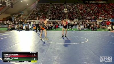 2A 113 lbs Quarterfinal - Eian Schwecke, Kendrick vs Henry Thomas, Glenns Ferry