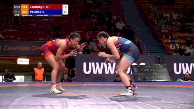 68 kg Quarterfinal - Solin Piearcy, USA vs Koumba Larroque, FRA