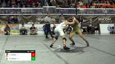 174 lbs Final - Jordan Kutler, Lehigh vs Spencer Carey, Navy