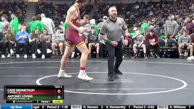 195 lbs Semis - Antonio Loving, 1-Southeast Polk vs Cade Bennethum, 4-Ankeny