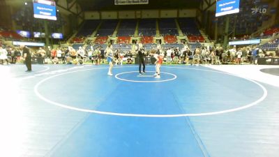 94 lbs Cons 16 #2 - Carew Christensen, Iowa vs Jose Cordero, Tennessee