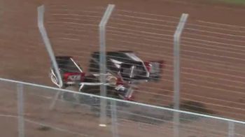 JJ Grasso Hard Frontstretch Crash at BAPS Motor Speedway