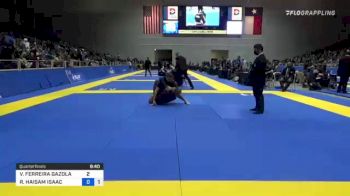 VINICIUS FERREIRA GAZOLA vs RIDA HAISAM ISAAC 2021 World IBJJF Jiu-Jitsu No-Gi Championship