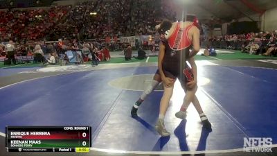 3A 145 lbs Cons. Round 1 - Keenan Maas, Bonners Ferry vs Enrique Herrera, Payette