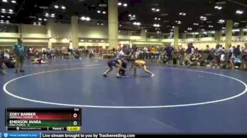 114 lbs Round 7 (10 Team) - Emerson Avara, MXW Purple vs Zoey Barber, Nebraska Tsunami