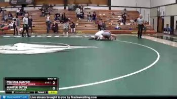 197 lbs 1st Place Match - Michael Gasper, Clackamas Community College vs Hunter Suter, North Idaho College