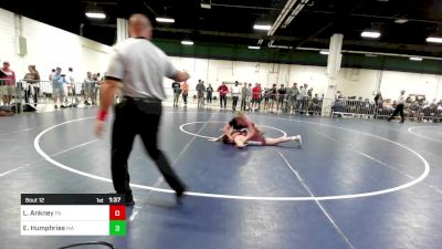 157 lbs Round Of 128 - Luke Ankney, PA vs Elliott Humphries, MA