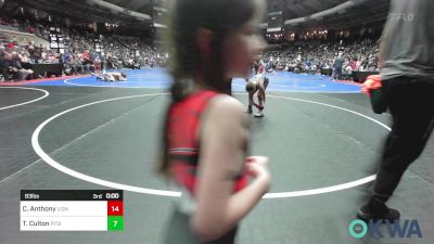 43 lbs Rr Rnd 1 - Avery Rice, Tironook Wrestling vs Lily Wolfe, Standfast