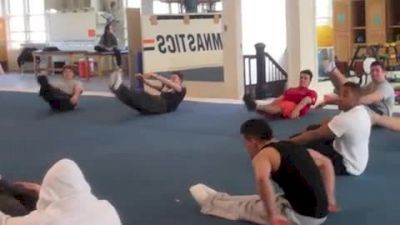 Workout Wednesday with the #3 Ranked Illinois men's Gymnastics Team