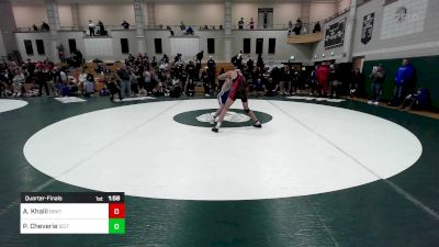 175 lbs Quarterfinal - Aman Khalil, Brockton vs Paul Cheverie, Scituate