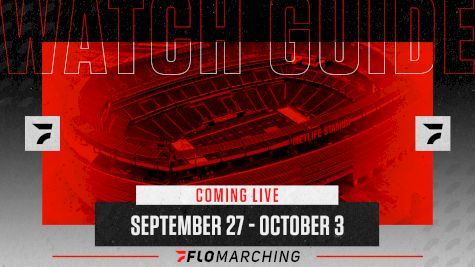 Weekly Watch Guide: Coming Live To FloMarching Sept 27-Oct 3