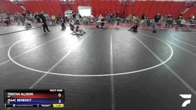 63 lbs Cons. Round 1 - Tristan Allison, NE vs Isaac Benedict, IA