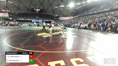 4A 152 lbs Champ. Round 1 - Caden Hollenbeck, Bethel vs Carlos Miramontes, Woodinville