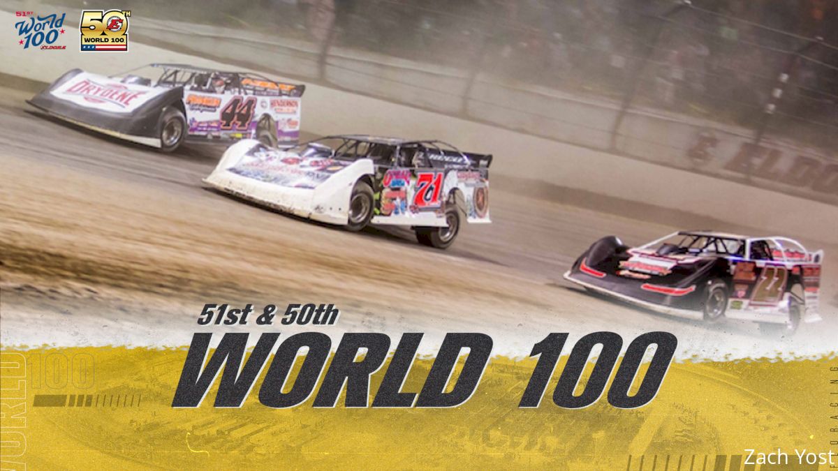 Saturday's World 100 Heat Race Lineup