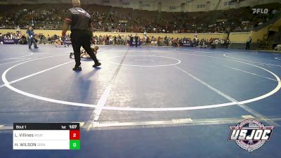 85 lbs Round Of 32 - Landon Villines, Weatherford Youth Wrestling vs HAYDEN WILSON, Open Mats