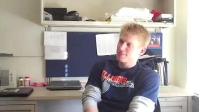 Justin Spring welcomes everyone to Gym Jam