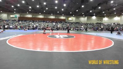 130 lbs Consolation - Eddie Shevlin, CWO vs Miranda Lencrerot, The Glasgow Wrestling Academy