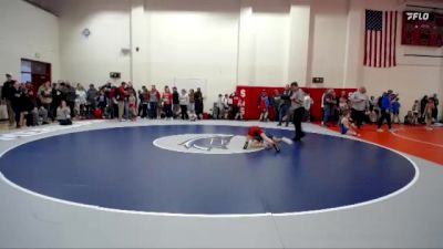 74 lbs Quarterfinal - Kayl Homan, M3 Wrestling Academy vs Vincent Weingart, Unattached