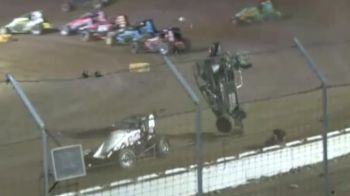 Wild Semi-Main Crash at Circle City