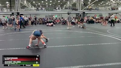 76 lbs Placement (4 Team) - LJ Bachmann, Revival vs Dominic Velardi, Dragons United