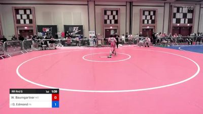 106 lbs Rr Rnd 5 - Weston Baumgartner, Md vs Davion Edmond, Pa